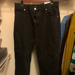 Oldnavy, kids size 16, black, slouchy straight